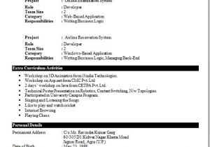 Resume format for Job Interview for Freshers Resume format for Job Fresher Best Cv Advanced Resume