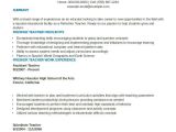 Resume format for Kindergarten Teacher Fresher 29 Basic Teacher Resume Templates Pdf Doc Free