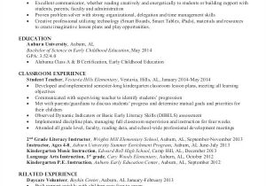 Resume format for Kindergarten Teacher Job 9 Preschool Teacher Resume Templates Pdf Doc Free