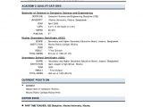 Resume format for Lecturer Job In Computer Science 10 Example Of Applicant Resume for Teacher Penn Working