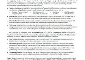 Resume format for Lecturer Job In Computer Science Computer Science Resume Sample Monster Com