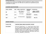 Resume format for Lecturer Word India Resume format In Word Teacher Resume Template