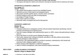 Resume format for Logistics Job Logistics assistant Resume Samples Velvet Jobs