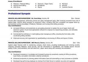 Resume format for Medical Coding Job 11 Medical Billing Resume Example Collection Resume