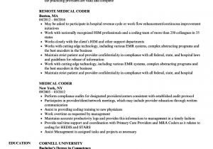 Resume format for Medical Coding Job Medical Coder Resume Samples Velvet Jobs