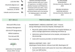 Resume format for Medical Job Medical assistant Resume Sample Writing Guide Resume