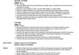 Resume format for News Reader Fresher Anchor Resume Samples Velvet Jobs