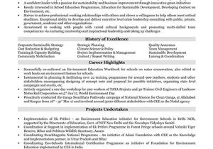 Resume format for Ngo Sector Job Sample Resumes Bookyourcv