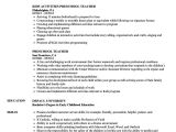 Resume format for Nursery Teacher Job Resume format for Nursery School Teacher Resume format