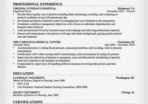 Resume format for Nursing Job 10 Best Nursing Resume Templates