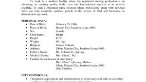 Resume format for Nursing Job Resume Nurses Sample Sample Resumes