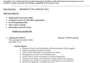 Resume format for Office Boy Job Joanne Escalera Cv