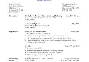 Resume format for Part Time Job 12 Resume Writing Template Free Sample Example format