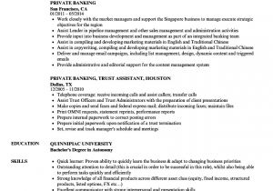 Resume format for Private Job Private Banking Resume Samples Velvet Jobs
