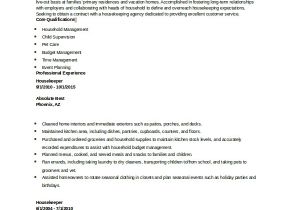 Resume format for Private Job Sample Housekeeping Resume 7 Examples In Word Pdf