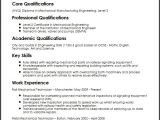Resume format for Railway Job Mechanical Technician Cv Sample Myperfectcv