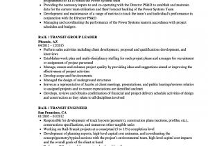 Resume format for Railway Job Rail Transit Resume Samples Velvet Jobs