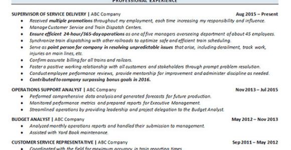 Resume format for Railway Job Railroad Resume Example Railway Operations Service