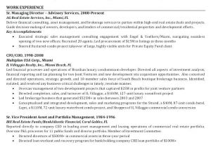 Resume format for Real Estate Job 12 13 Real Estate Agent Resumes Samples