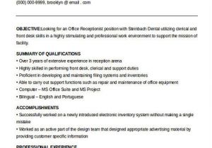 Resume format for Receptionist Job Receptionist Resume for Successful Applicants