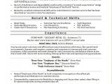 Resume format for Retail Job Retail Sales Clerk Resume Sample Monster Com