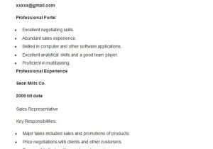 Resume format for Sales Job Sales Resume Template 41 Free Samples Examples format