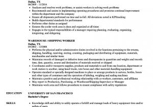 Resume format for Shipping Job 10 Freight forwarding Resume Samples Proposal Resume