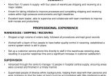 Resume format for Shipping Job Functional Resume Sample Shipping and Receiving