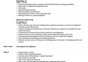 Resume format for Shipping Job Shipping Operator Resume Samples Velvet Jobs