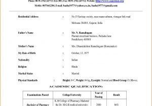 Resume format for Teacher Job In India Indian School Teacher Resume format Resume format Example