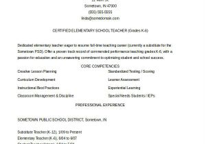 Resume format for Teacher Job In Word File Teacher Resume Examples 26 Free Word Pdf Documents