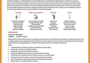 Resume format for Teacher Job Pdf 7 Cv format Pdf for Teaching Job theorynpractice