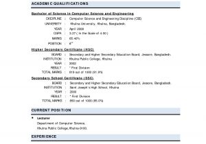 Resume format for Teachers Job In Tamilnadu 10 Example Of Applicant Resume for Teacher Penn Working