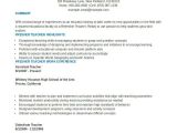 Resume format for Teaching Job Fresher 8 Teaching Fresher Resume Templates Pdf Doc Free