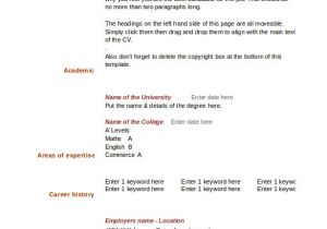 Resume format In Word Blank 46 Blank Resume Templates Doc Pdf Free Premium