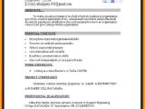 Resume format In Word File for Experienced 5 Cv Sample Word Document theorynpractice