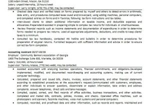 Resume format In Word for Accountant Accounting assistant Resume Templates In Word format Free