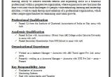 Resume format In Word for Accountant Over 10000 Cv and Resume Samples with Free Download