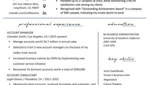 Resume format In Word for Accounts Manager Account Manager Resume Sample Writing Tips Resume Genius