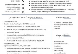 Resume format In Word for Accounts Manager Account Manager Resume Sample Writing Tips Resume Genius