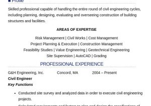 Resume format In Word for Civil Engineer Fresher 16 Civil Engineer Resume Templates Free Samples Psd