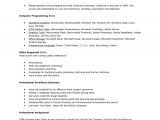 Resume format In Word for Computer Operator 13 Computer Skills Resume Samplebusinessresume Com
