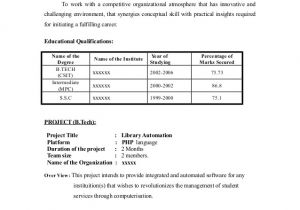 Resume format In Word for Hotel Management Fresher Fresher Resume Sample13 by Babasab Patil
