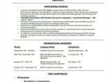 Resume format In Word for Hr Executive Hr Resume format Template 9 Free Word Pdf format