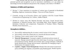 Resume format In Word for Store Keeper top Resume format for Store Officer Adorable Store Keeper