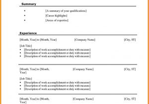 Resume format In Word Sheet 6 Cv In Word format Download theorynpractice