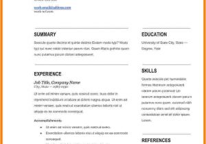 Resume format On Word 2016 5 Cv format Word 2016 theorynpractice
