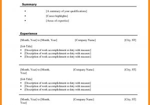 Resume format with Experience In Word Resume Sample Microsoft Word Good Resume format