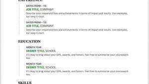 Resume format Word Example 25 Free Resume Templates for Microsoft Word How to Make