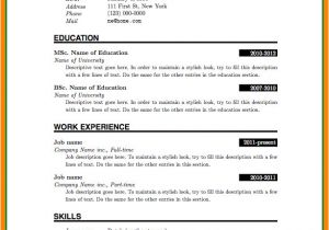 Resume format Word File 5 Cv format Ms Word File theorynpractice